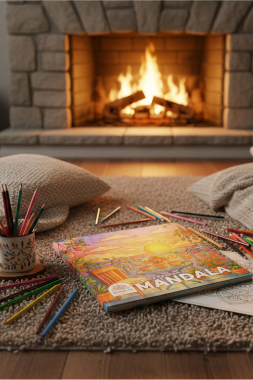 Art Terapi Mandala Yayınları Cep Boy Mandala Büyükler İçin Boyama Kitabı