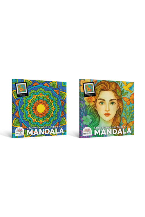 Art Terapi Mandala Yayınları Mandala Boyama Seti Yetişkinler İçin Boyama Kitabı Boyama Kitabı Mandala