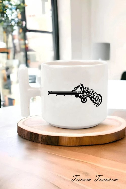 Arap Tasarımlı Baskılı T Kupa Bardak , Müslüman, İslami Sanat Dua ve Desenlerle Kupa Bardağı