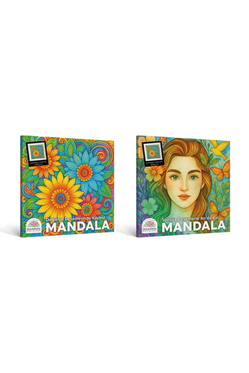 Art Terapi Mandala Yayınları Mandala Boyama Seti Yetişkinler İçin Boyama Kitabı Boyama Kitabı Mandala