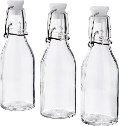 Korken Cam Su Şişesi - 3 adet - Her biri 150 ml