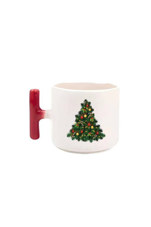 Yeni Yıl Noel Çam - T Kulp Kupa