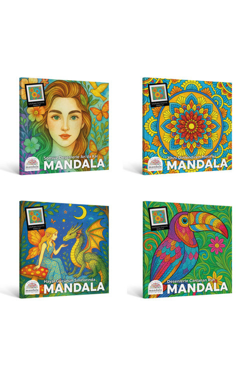Art Terapi Mandala Yayınları Mandala Boyama Seti Yetişkinler İçin Boyama Kitabı Boyama Kitabı Mandala