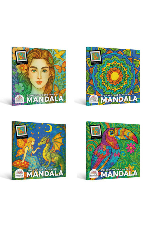 Art Terapi Mandala Yayınları Mandala Boyama Seti Yetişkinler İçin Boyama Kitabı Boyama Kitabı Mandala