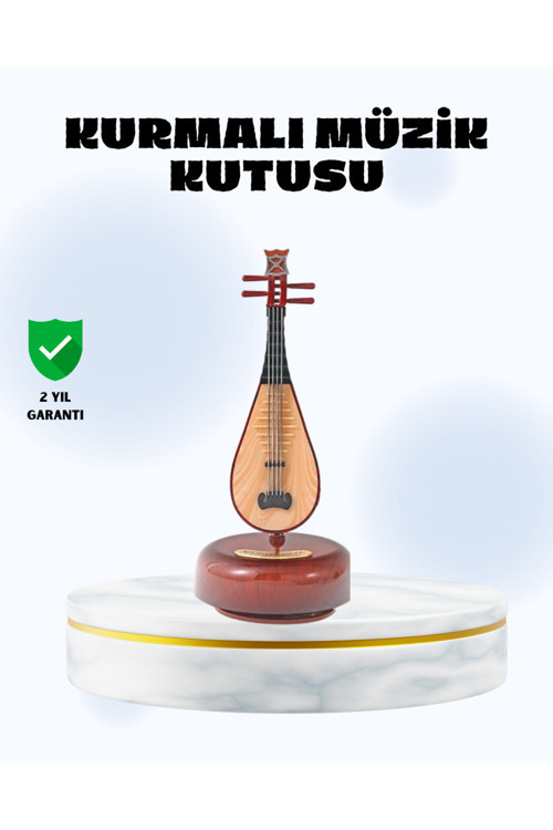 Enstrüman Şeklinde Müzik Kutusu Lüt Tasarım Melodious Music
