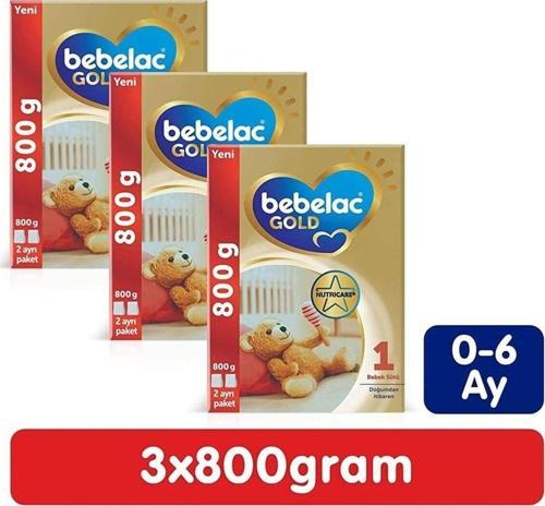 Gold 1 Bebek Sütü 3X800G 0-6 Ay