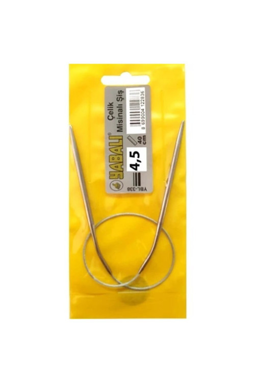 40 cm Misinalı Çelik Şiş 4.5mm