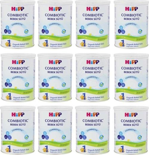 1 Organik Combiotic Bebek Sütü 350 Gr 12 Adet