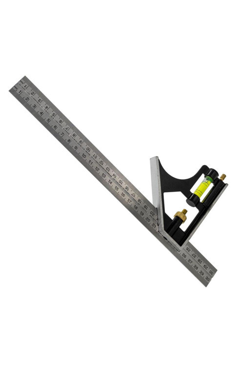 6477 Su Terazili Ayarlı Gönye 300 mm (45° - 90°)