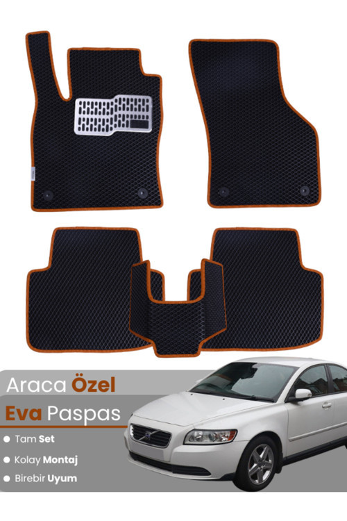 VOLVO S40 (2000-2004) Uyumlu EVA Paspas Tam Set–Oto Paspas,Araca Özel,Tam Koruma