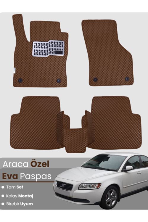 VOLVO S40 (2000-2004) Uyumlu EVA Paspas Tam Set–Oto Paspas,Araca Özel,Tam Koruma