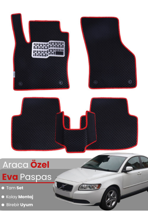 VOLVO S40 (2000-2004) Uyumlu EVA Paspas Tam Set–Oto Paspas,Araca Özel,Tam Koruma