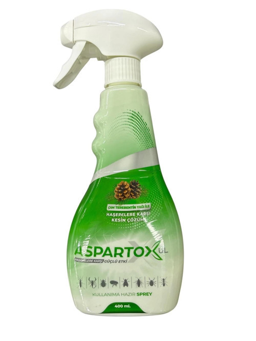 Mey İthalat® Aspartox Haşere Solüsyonu 400 ml Çam Kokulu