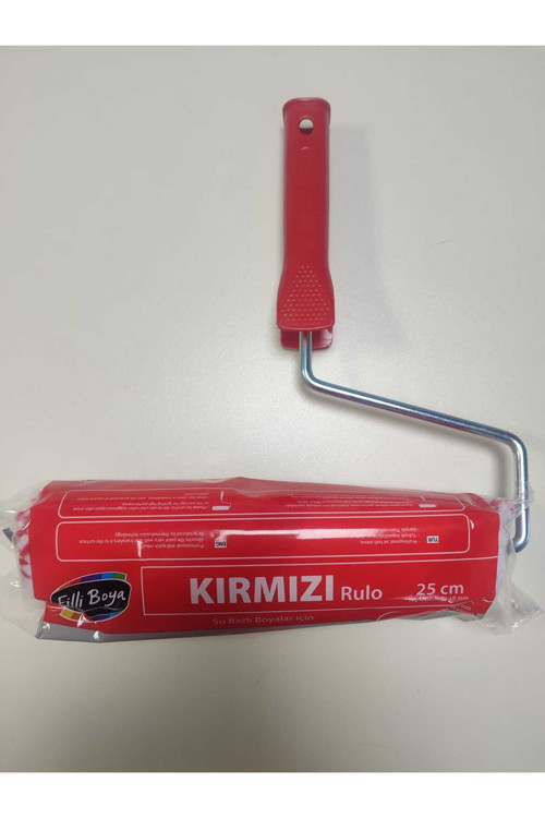 Kırmızı Çizgili Dış Cephe Rulosu