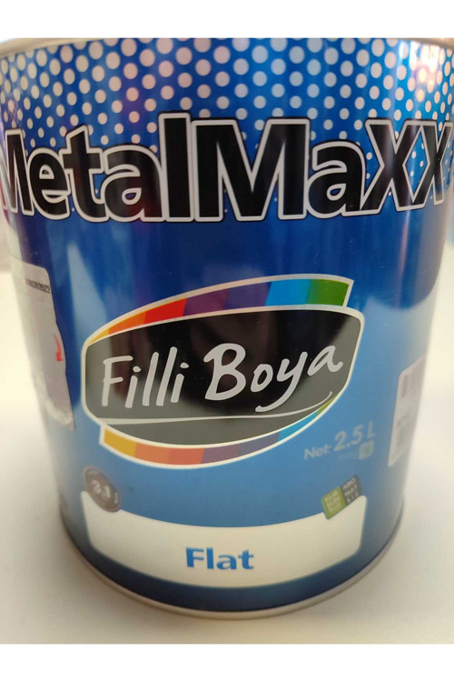 Metalmaxx Flat Beyaz Antipas, Astar Ve Son Kat Boya Sağlayan Metal Boya 0,75L