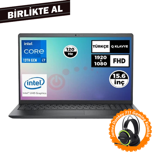 Vostro 3530 i7-1355U 32GB 512GB SSD 15.6" 120Hz Ubuntu + Gaming Kulaklık N1601PVNB3530U 049