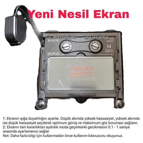 Otomatik Kararan Kaynak Baş Maskesi Colormatik