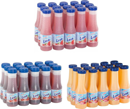 Link Şeftali Çilek Vişne Aromalı Içecek 3x15 Adet