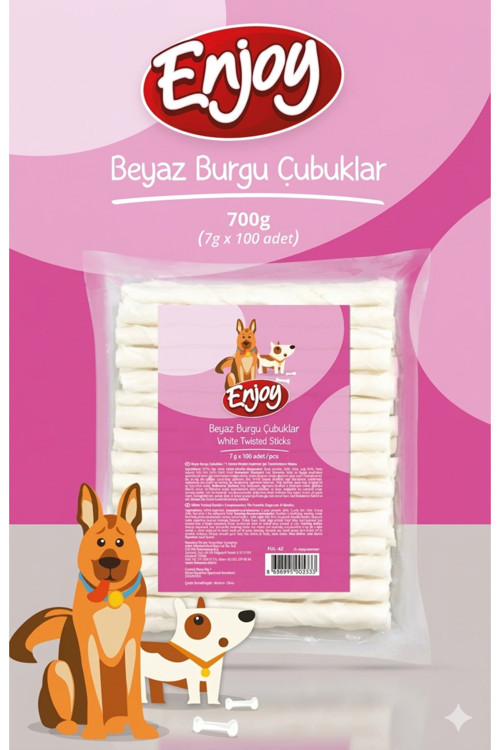 BEYAZ BURGU ÇUBUK 7 G X 100 ADET 700 G