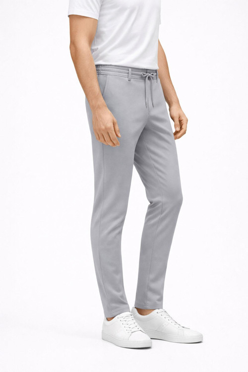 Erkek Slim Fit Dar Kesim Beli Bağlamalı Yan Cepli Casual Jogger Pantolon