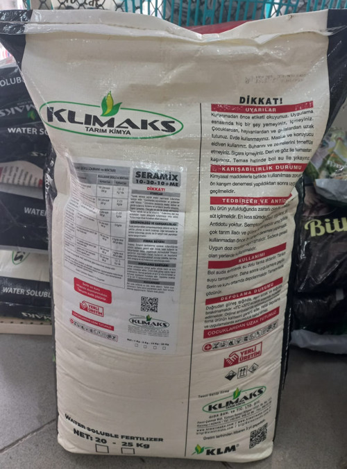 KLIMAKS 10-30-10 DAMLAMA GÜBRESİ 25 KG