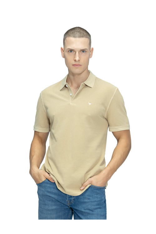 Blinky London Erkek Parça Boya Polo Yaka T-Shirt