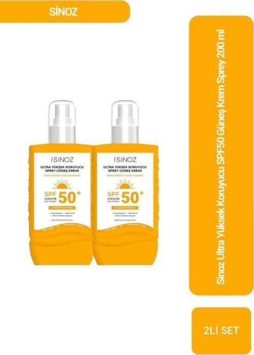 Ultra Yüksek Koruyucu SPF50 Güneş Krem Sprey 200 ml x2