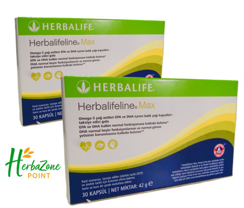 line Max – Omega 3 - EPA & DHA İçeren Balık Yağı Takviyesi 30 kapsül 2'li paket