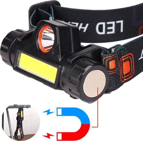 Şarjlı Dayanıklı Balıkçı Kafa Lambası Watton Wt-056