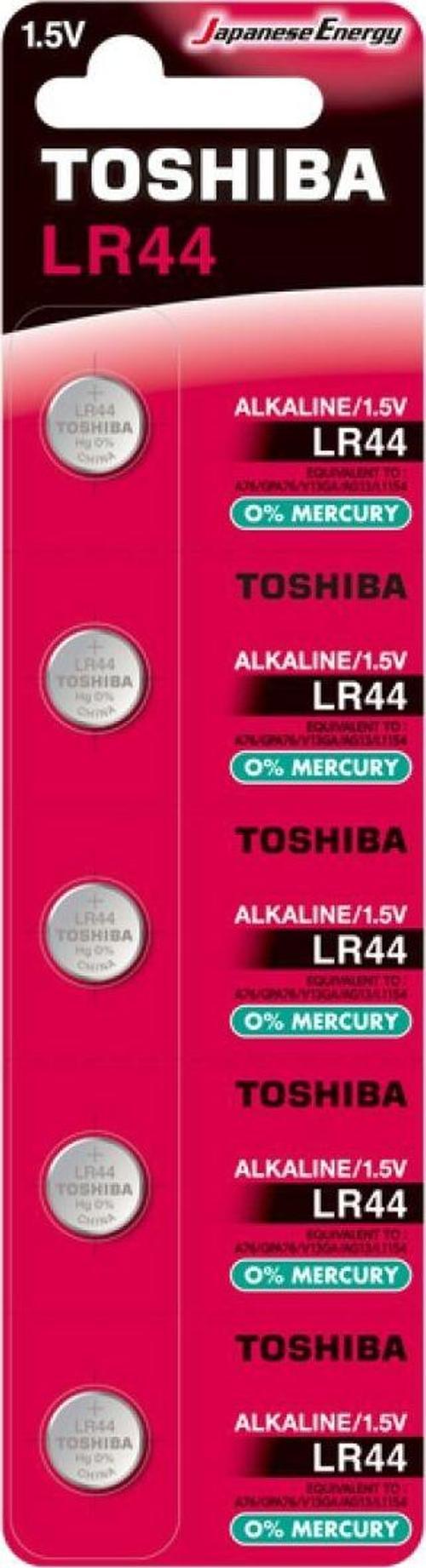 TOSHIBA LR44 ALKALİN PİL 5Lİ