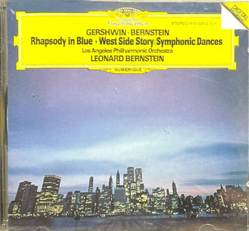 (Plak Değildir CD dir) CD Gerswin - Bernstein Rhapsody In Blue - West Side Story CD