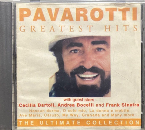 (Plak Değildir CD dir) CD Pavarotti Greatest Hits Double CD