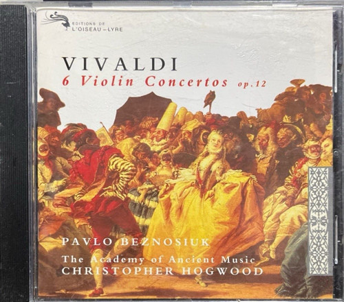 (Plak Değildir CD dir) CD Vivaldi 6 Violin Concertos Op.12 CD