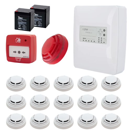 Fp9000L-2-15 Konvansiyonel Sistem Yangın Alarm Seti 15 Li