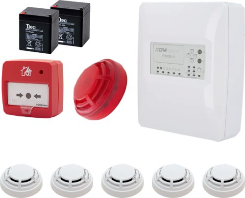 Fp9000L-2-5 Konvansiyonel Sistem Yangın Alarm Seti 5 Li