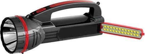 PT-7758 Usb Şarjlı Spot Fener 2W Led+24 Smd Led Açılır Kapanır Kapaklı