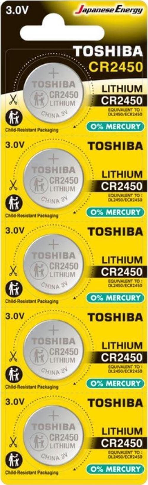 TOSHIBA CR 2450 LITHIUM 5Lİ PİL