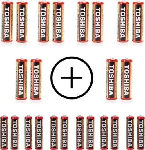 Heavy Duty 24'lü Özel Pil Paketi (12 Aa+12 Aaa) Manganez24