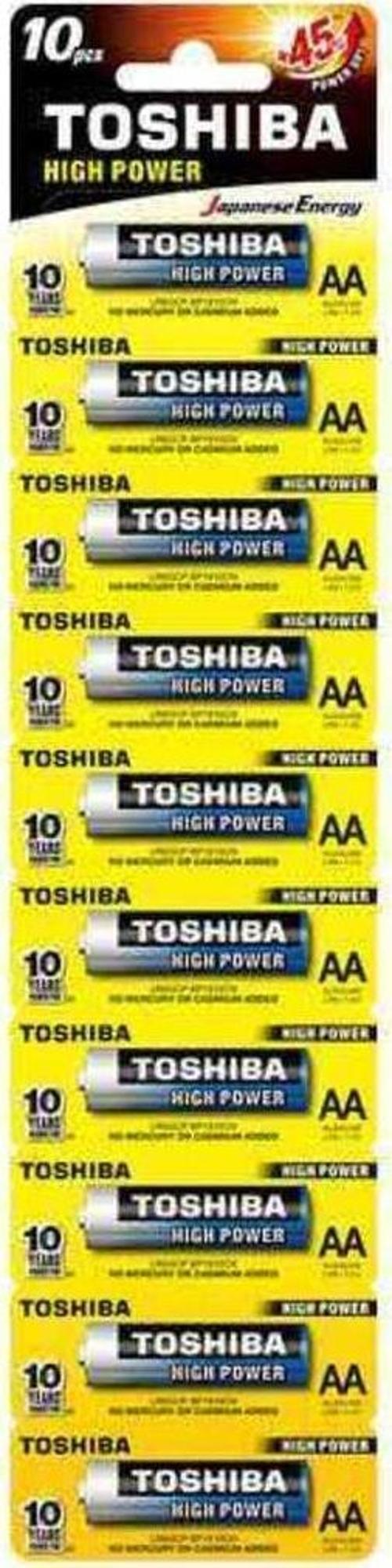 High Power Serisi Alkalin Aa Kalem Pil 10'lu