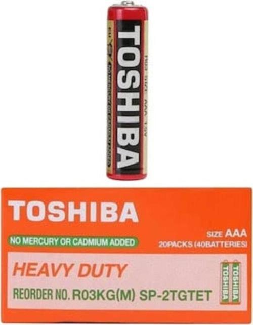 Toshıba Ince Pil 1,5v Aaa 40 Adet