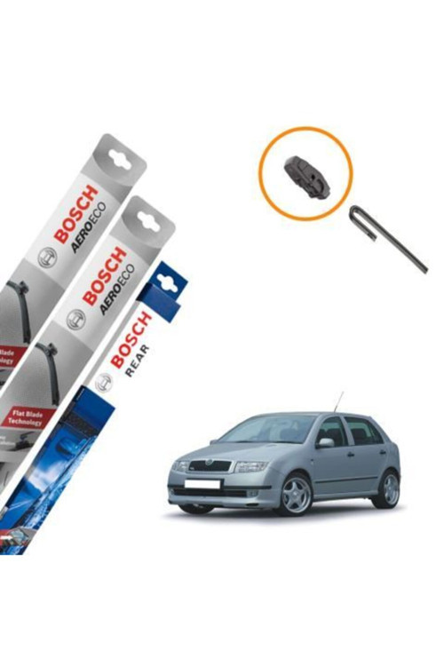 Skoda Fabia Muz Silecek Takımı Ön Arka Aeroeco 1999-2008