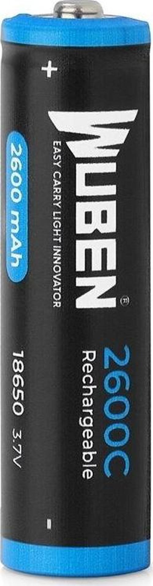 18650 3.7v 2600 Mah Li-ion Şarjlı Pil