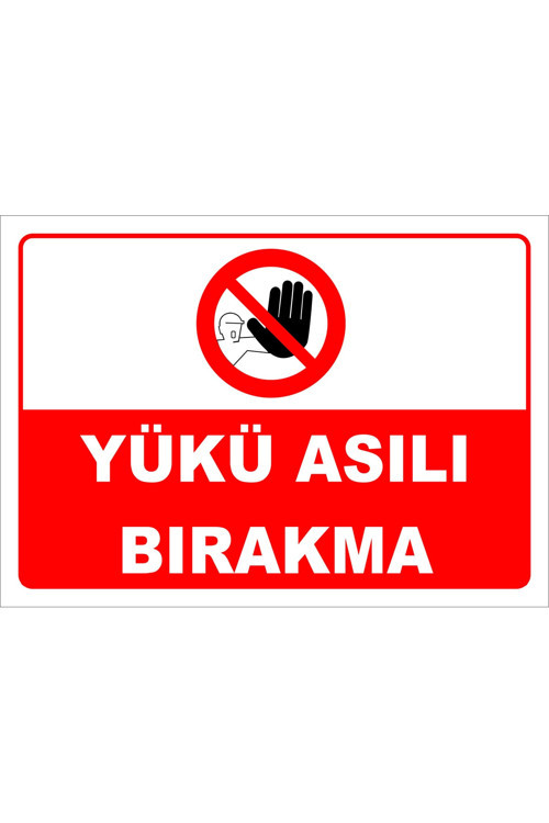 Yükü Asılı Bırakma Levhası Levha Vim 027 50x70 Cm Galvaniz Saç 0,4 Mm