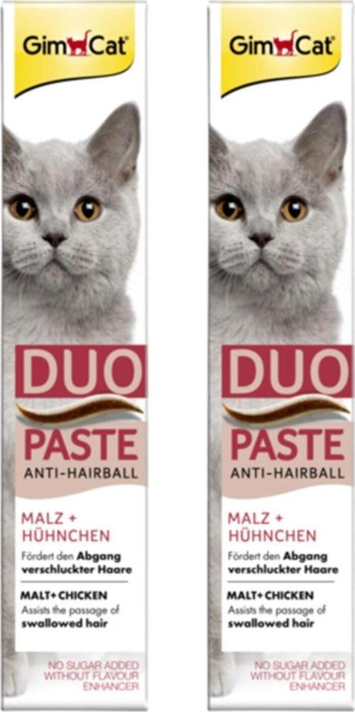 Duo Paste Anti Hairball Tavuklu Malt Kedi Macunu 50 gr x 2 Adet