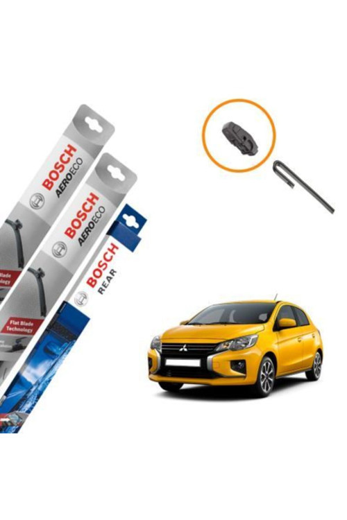 Mitsubishi Space Star Muz Silecek Ön Arka Bosch Aeroeco 2012-2020