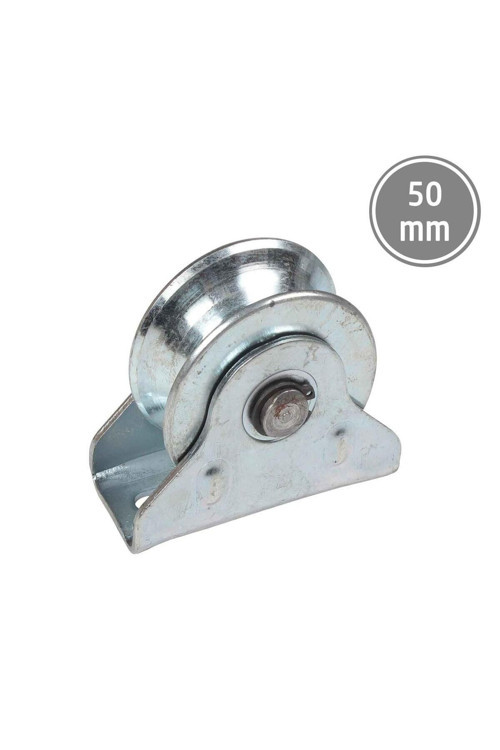 RMT050 Sürgülü Demir Kapı İçin Tablalı Ray Makarası 50 mm