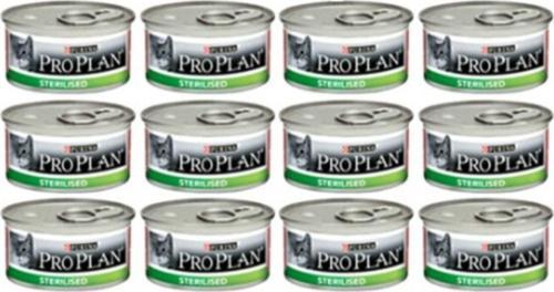 Sterilised Ton Ve Somonlu Kısırlaştırılmış Kedi Konserve 85 Gr 12'li Pkt