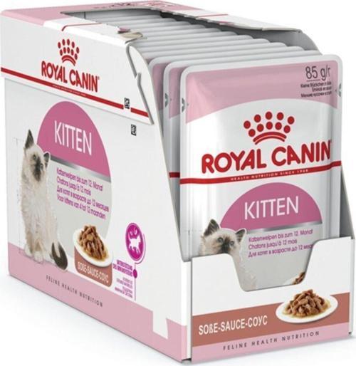 Kitten Soslu Yaş Kedi Maması 85 Gr X 6 Adet