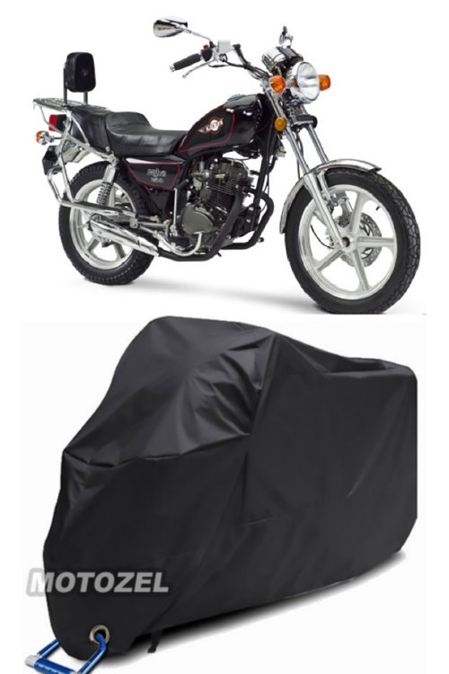 Kanuni Seyhan 150 Siyah Motorsiklet Brandası Su Geçirmez (Kilit Uyumlu)