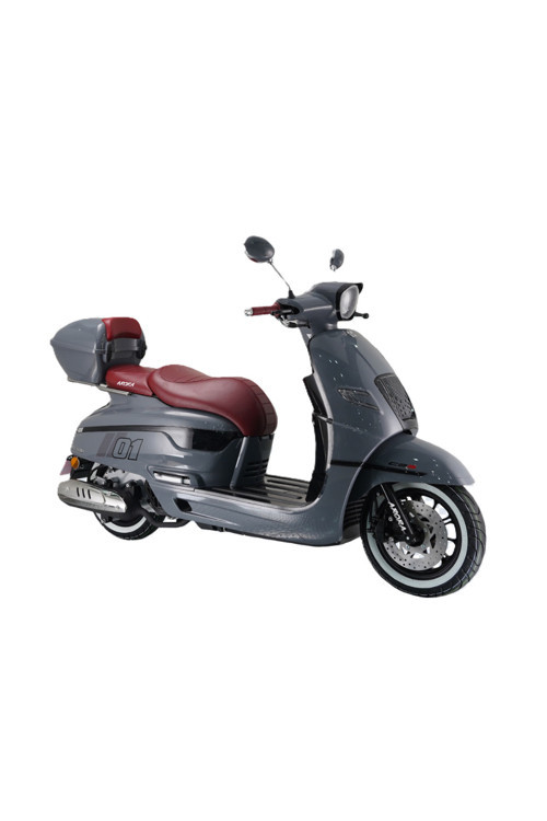 Malibu Pro 125 Cc Su Soğutmalı Scooter Gri/Siyah